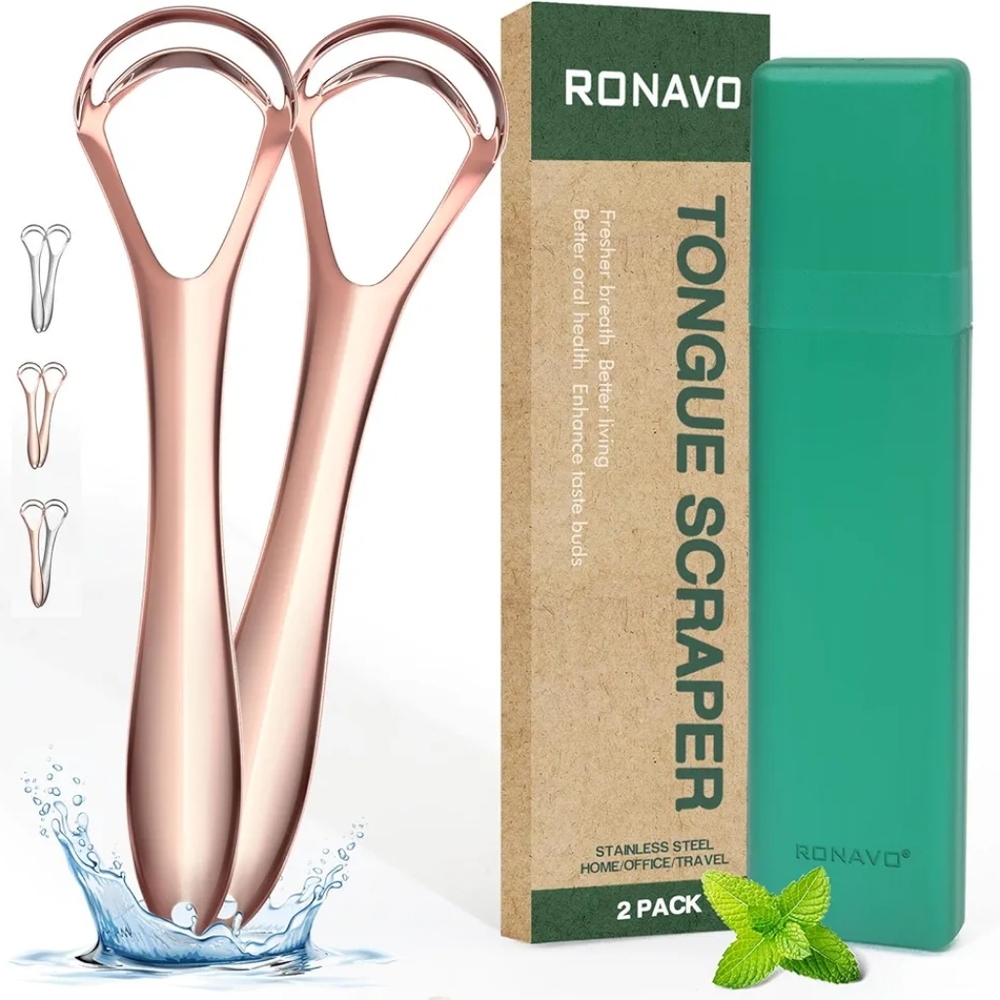 Tongue Tounge Cleaner Scraper Dental Hygiene Oral Mouth